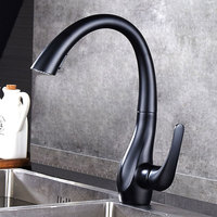 BAKALA Kitchen Faucet Silver Single Handle Pull Out Kitchen Faucet Mixer Single Handle 360 Rotation Black Sink Mixer Tap BR-8820