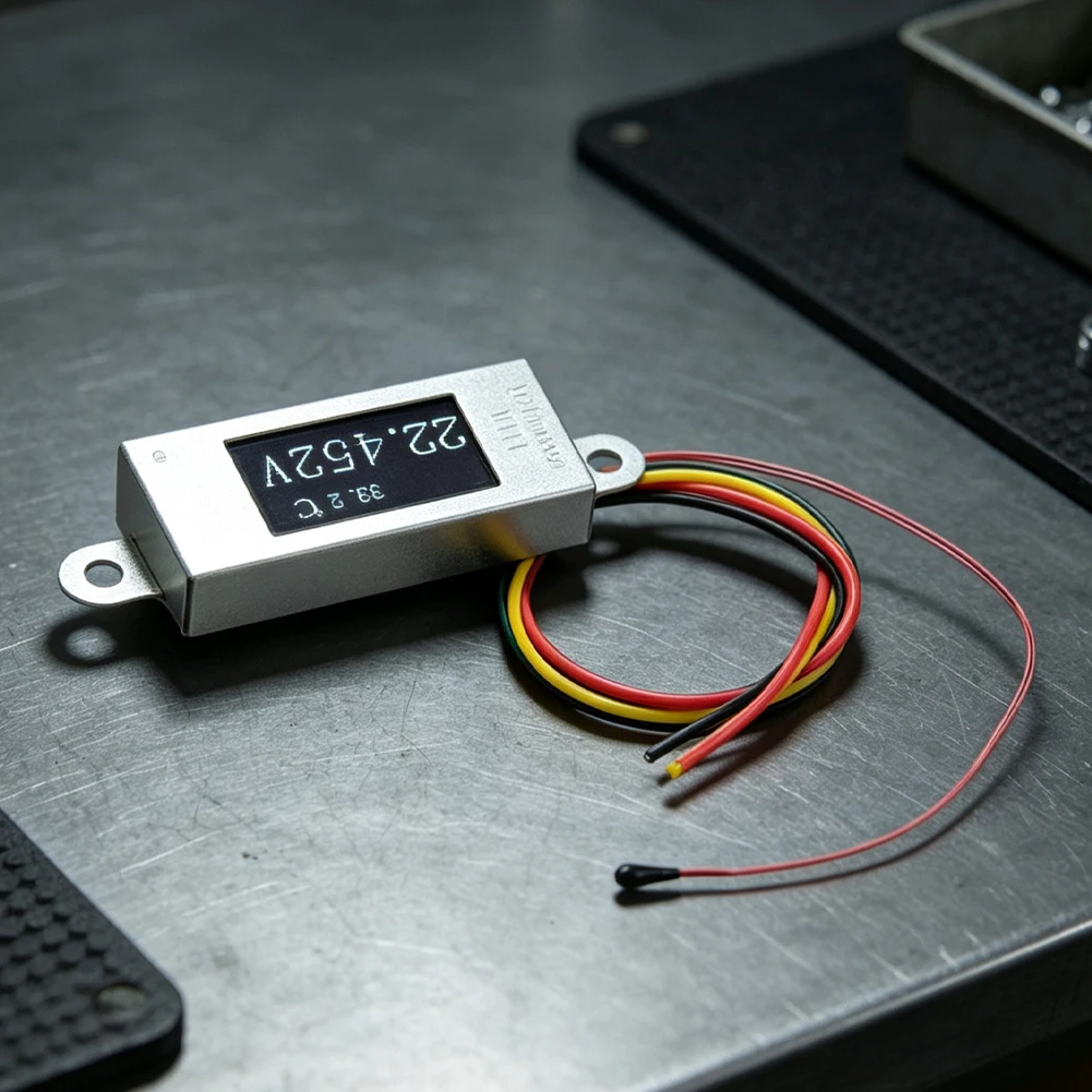 Embedded For OLED Display Meter for Dual Parameter Monitoring in Power Supply Design and Battery Management Applications