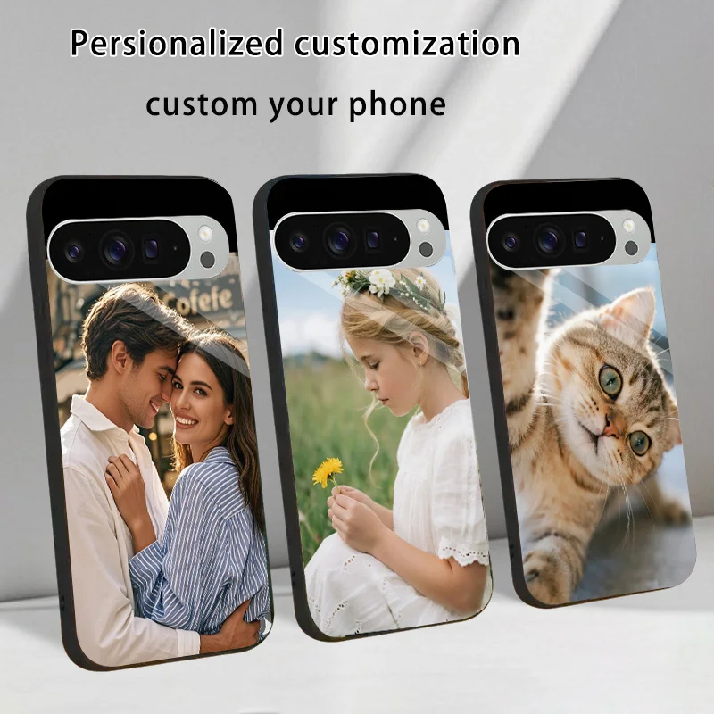 حافظة من الزجاج المقسى مخصصة لجوجل بيكسل 10 9 9A 8A 8 7 7A Pro XL لتقوم بها بنفسك غطاء صورة مخصص لهاتف جوجل 8 A 10 9 XL Fundas #2