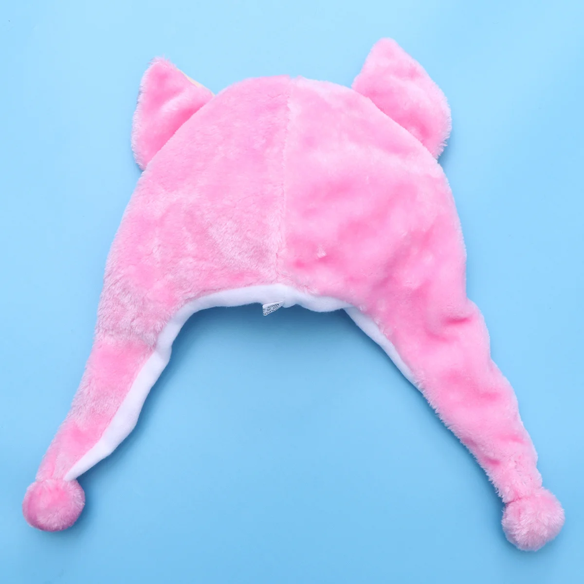 غطاء محرك السيارة الشتوي الدافئ للبالغين والأطفال تصميم إيرفلاب لطيف مع اللوحات القابلة للفصل لزي الهالوين والتزلج على الحفلات