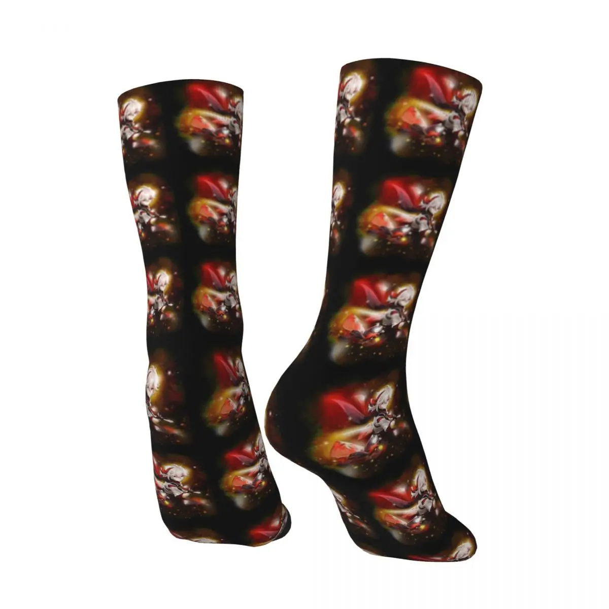 Kaedehara-Kazuha Genshin Impact Calcetines para hombre y mujer, medias a prueba de viento, novedad, primavera, verano, otoño e invierno, regalo