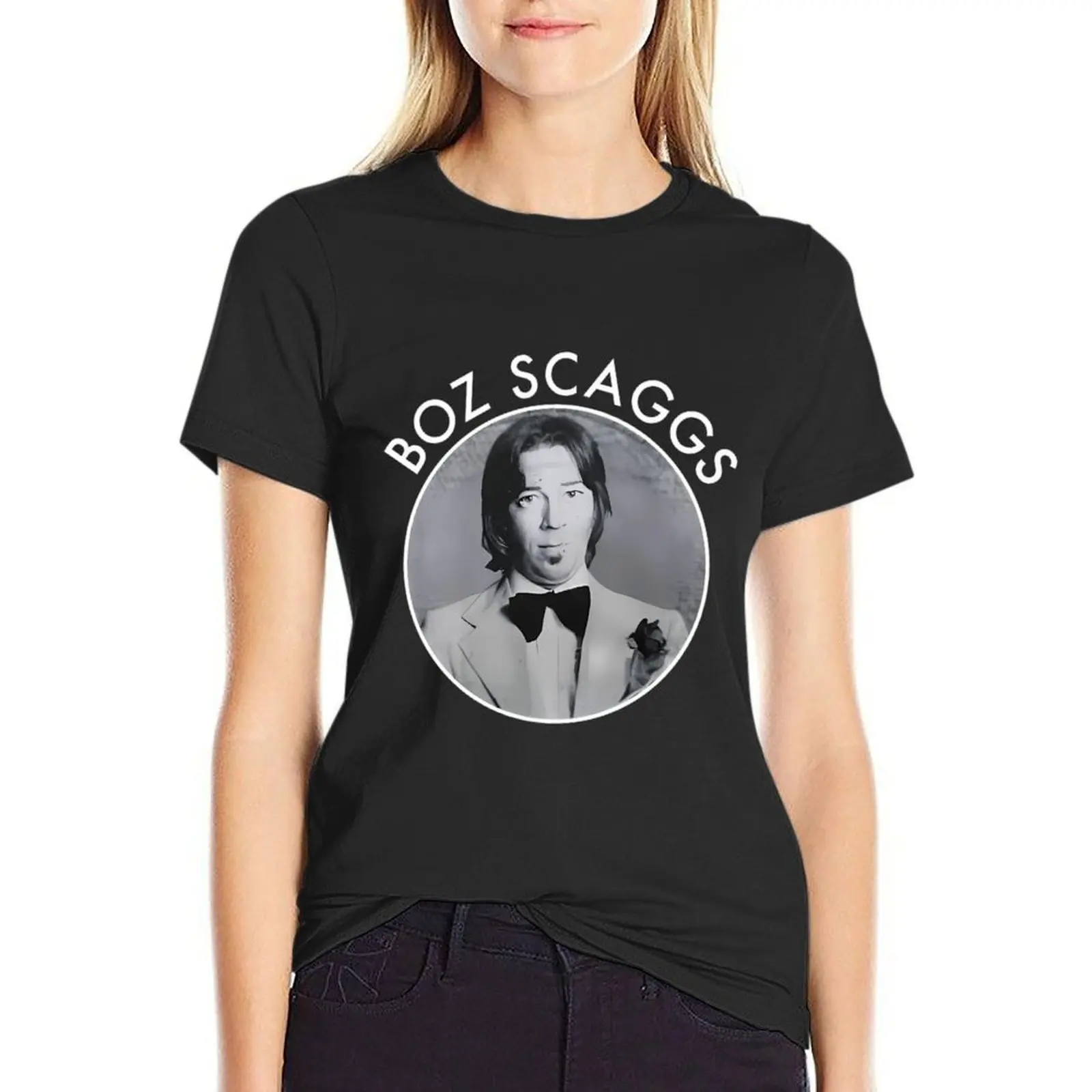 

Young Boz Scaggs FanArt Tribute T-Shirt animal prinfor customs design your own blanks sports fans T-shirt Women