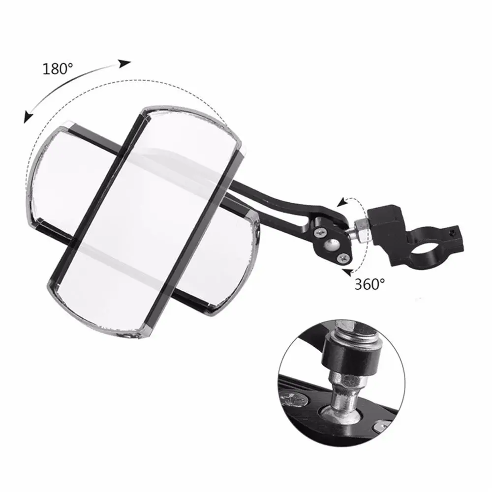 Adjustable Aluminum Alloy Bicycle Rearview Mirror Outdoor Safety MTB Bike Rearview Motorcycle Looking Glass Cycling Rear View