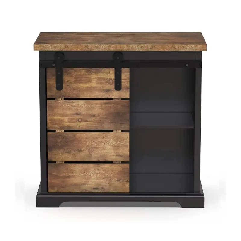 

Sliding door bar storage cabinet wooden home bar cabinet for living room