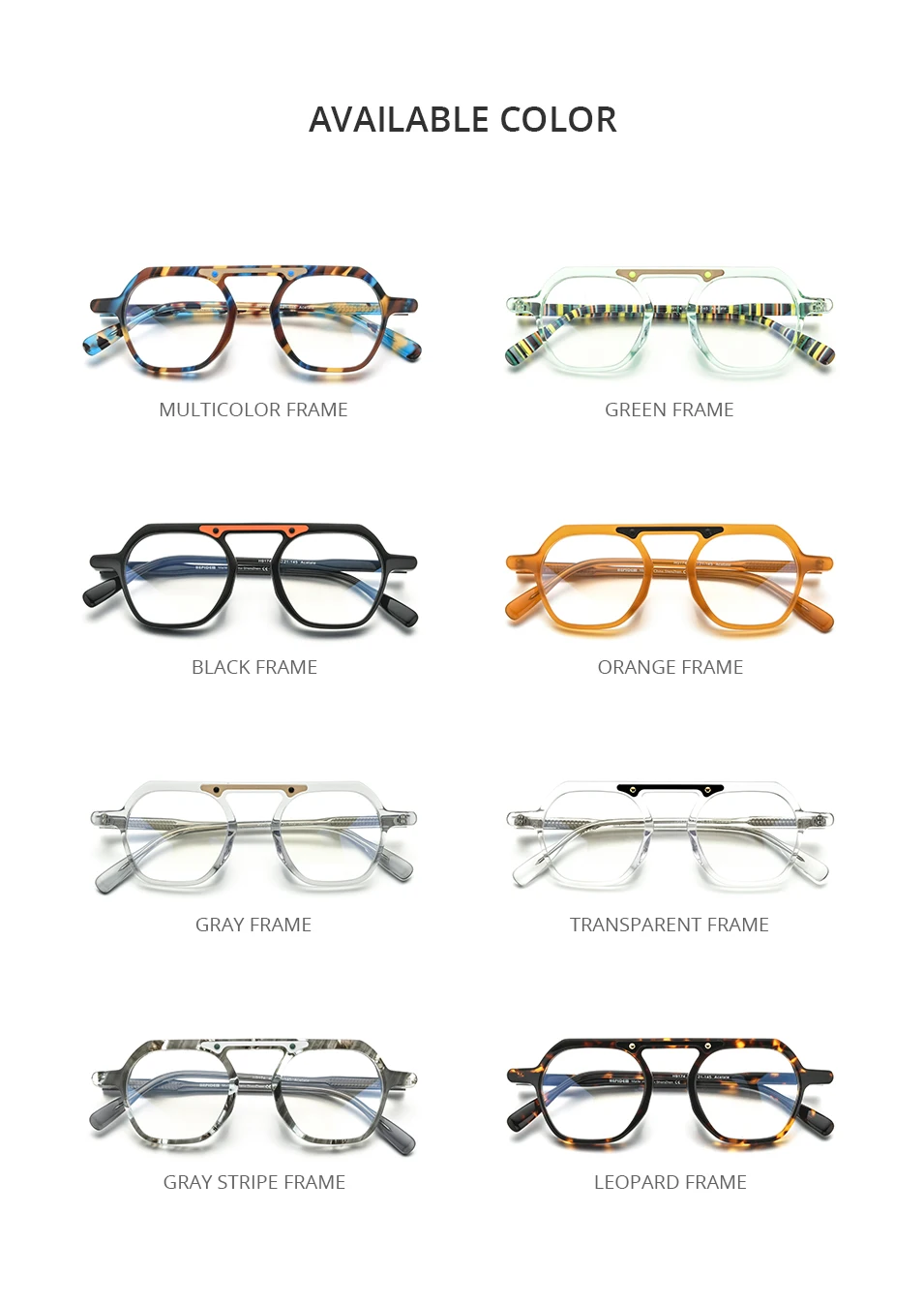 HEPIDEM Acetat Brille Rahmen Männer Marke Designer Retro quadratische Nerd Brillen japanische handgemachte Brille Vintage Brillen 9214 – Detail 15