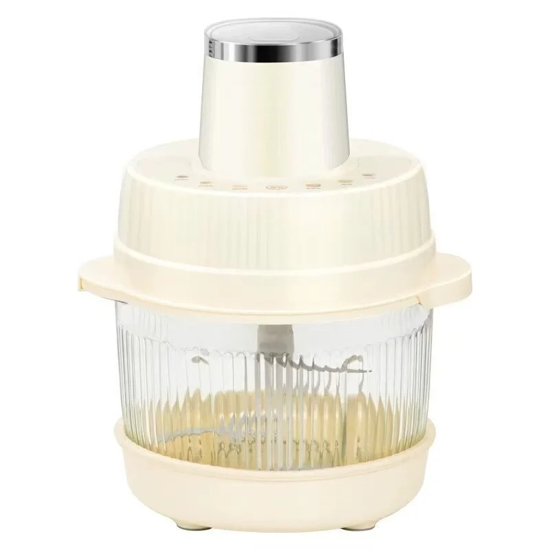 Electric Meat Grinder 5L Glass Bowl, Multi-function Food Chopper, Food Processor for Mincing, Mixing Dough, Vegetable Cutting