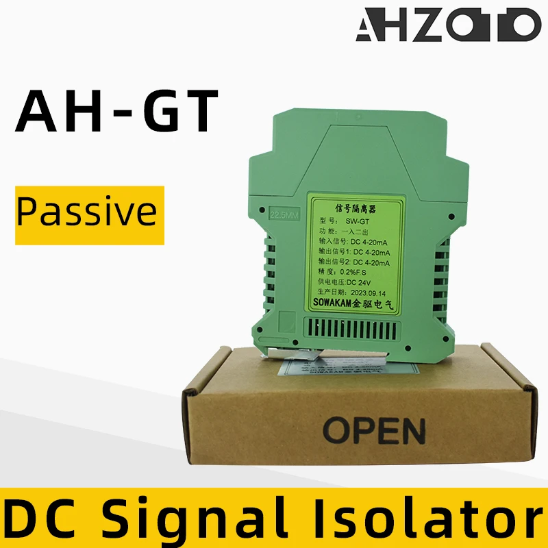 

Passive Signal Isolator 4-20mA Input and Output Singal Isolator Analog Module Multiple In Multiple Out DC Analog Signal Isolator