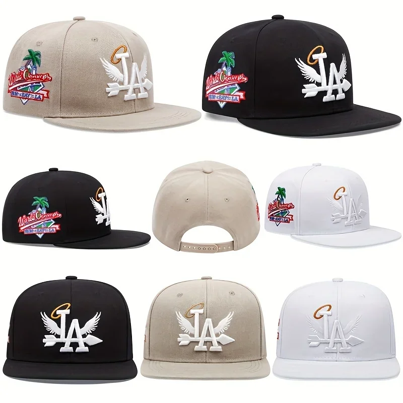 1/2/3/4 Uds moda Unisex LA gorras de béisbol bordadas Los Ángeles gorra Snapback alas de Ángel gorras de Hip Hop sombreros ajustables al aire libre