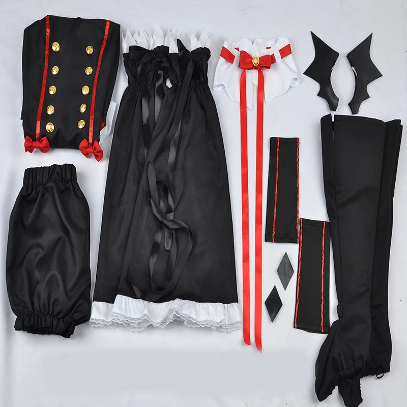 Anime Seraph Krul Tepes Cosplay Costume Shinoa Hiiragi Asuramaru Cos Adult Full Set Outift Halloween Carnival Party Costumes