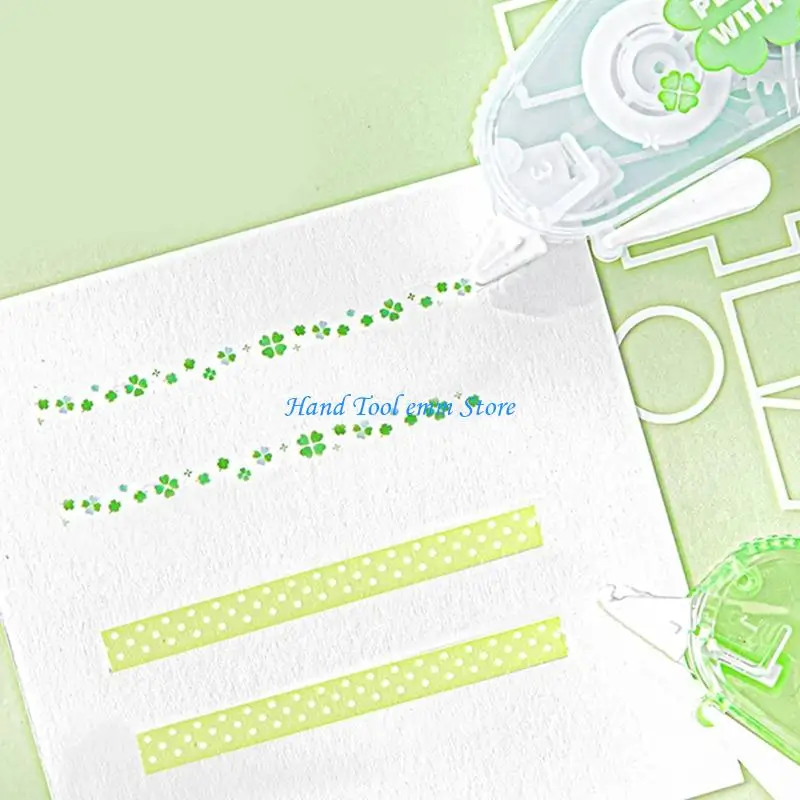 H37F 2Pcs Correction Tape For Smooth Ergonomic Writing Concealed Error Coverage with Portable Design Friendly Materials