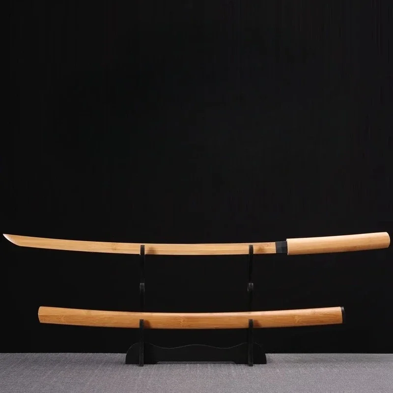 100 CM Tang Hengdao with Sheath Qin Wang Han Sword Bamboo Wood Knife Ancient Style Juhe view 6