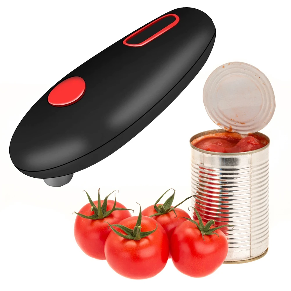 

Electric Can Opener Battery Operated Automatic Can Opener Space Saver Mini Bottle Opener for Canned Food