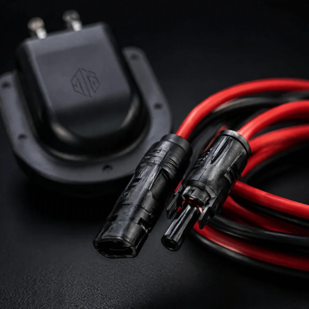ABS Housing Solar Junction Box 10FT 10AWG Cable Tinned Copper Wire Solar Extension Cable Connector Entry Housing MC4 Connectors