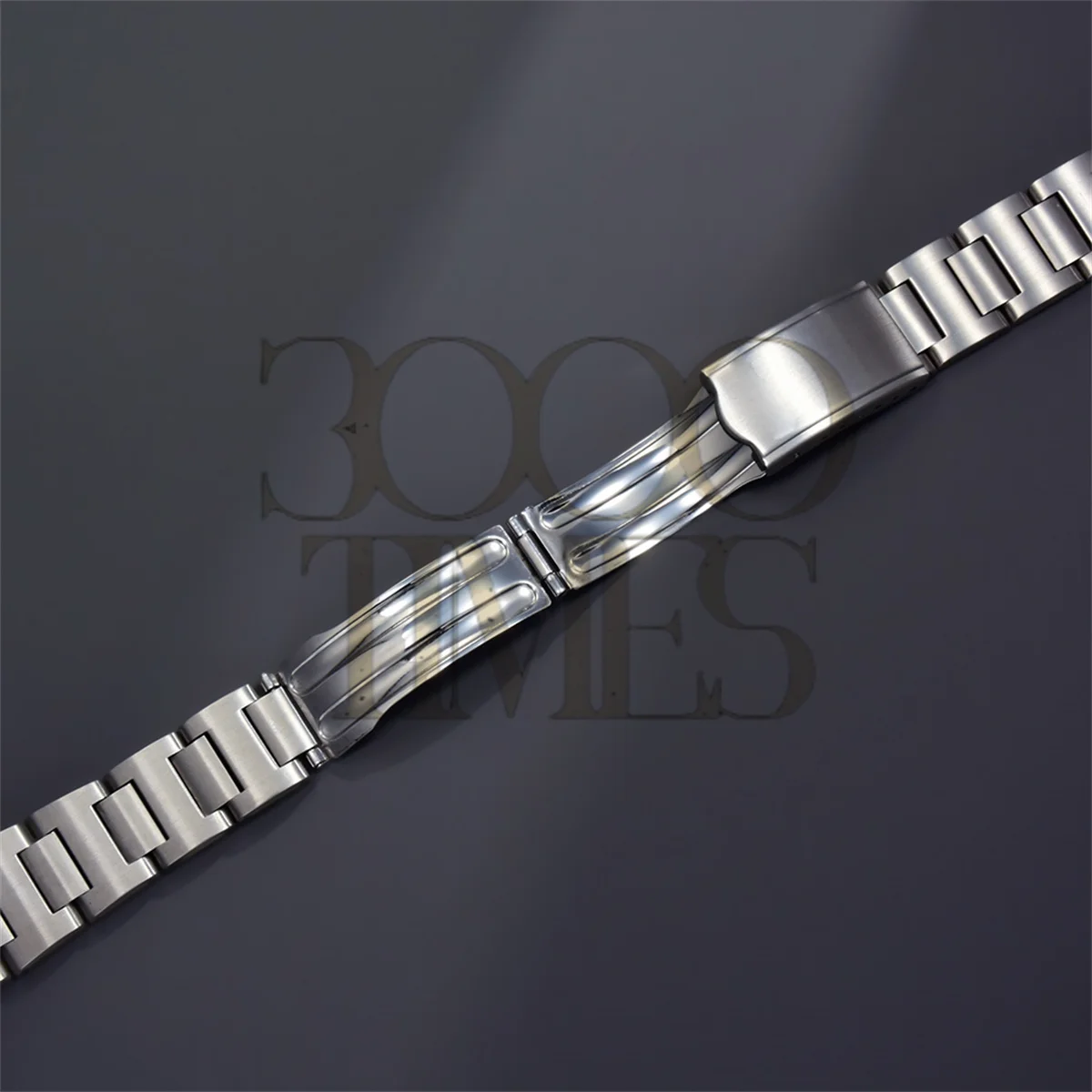 Flat End 18MM 19MM 20MM 22MM Silver Solid Steel H Type Bracelet Fit For Seiko007 RLX OMG TISS Rally Vintage Clasp