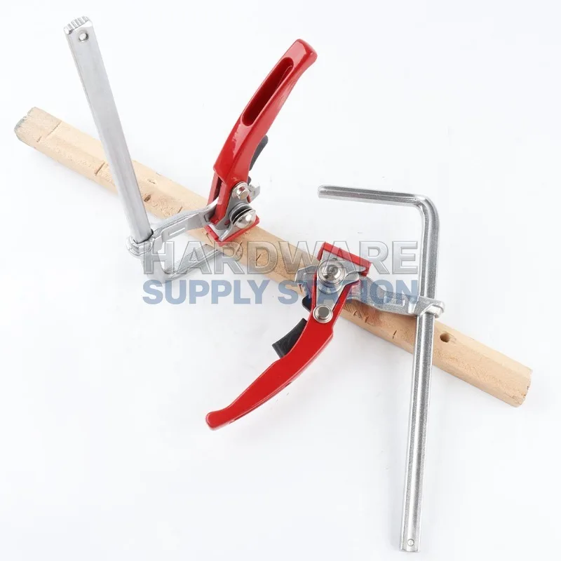 

Зажим-фиксатор для направляющей циркулярной пилы 200*60 мм, настольный, для деревообработки