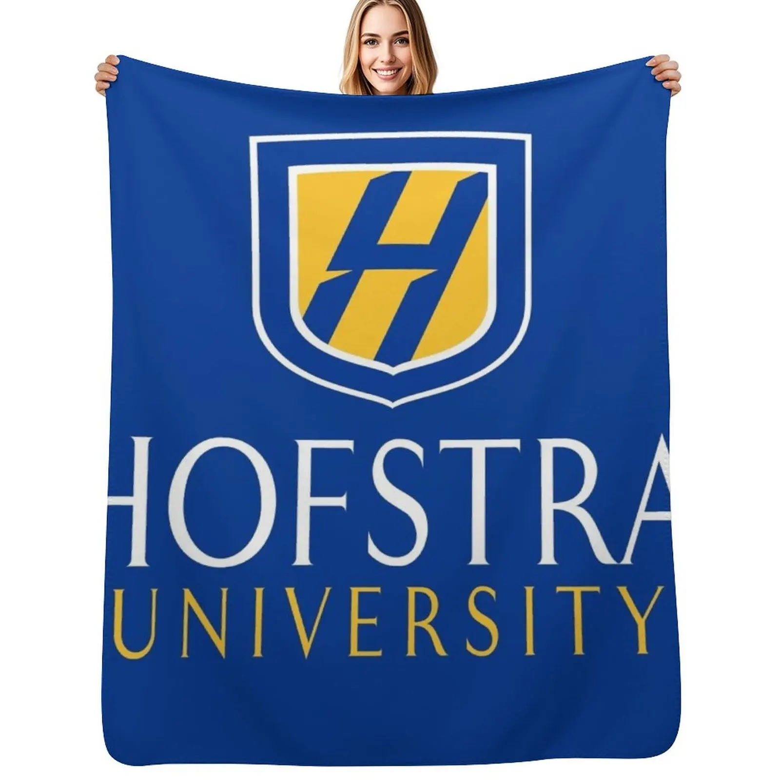 Hofstra University Throw Blanket Year Round Soft Comfortable Blanket for Home