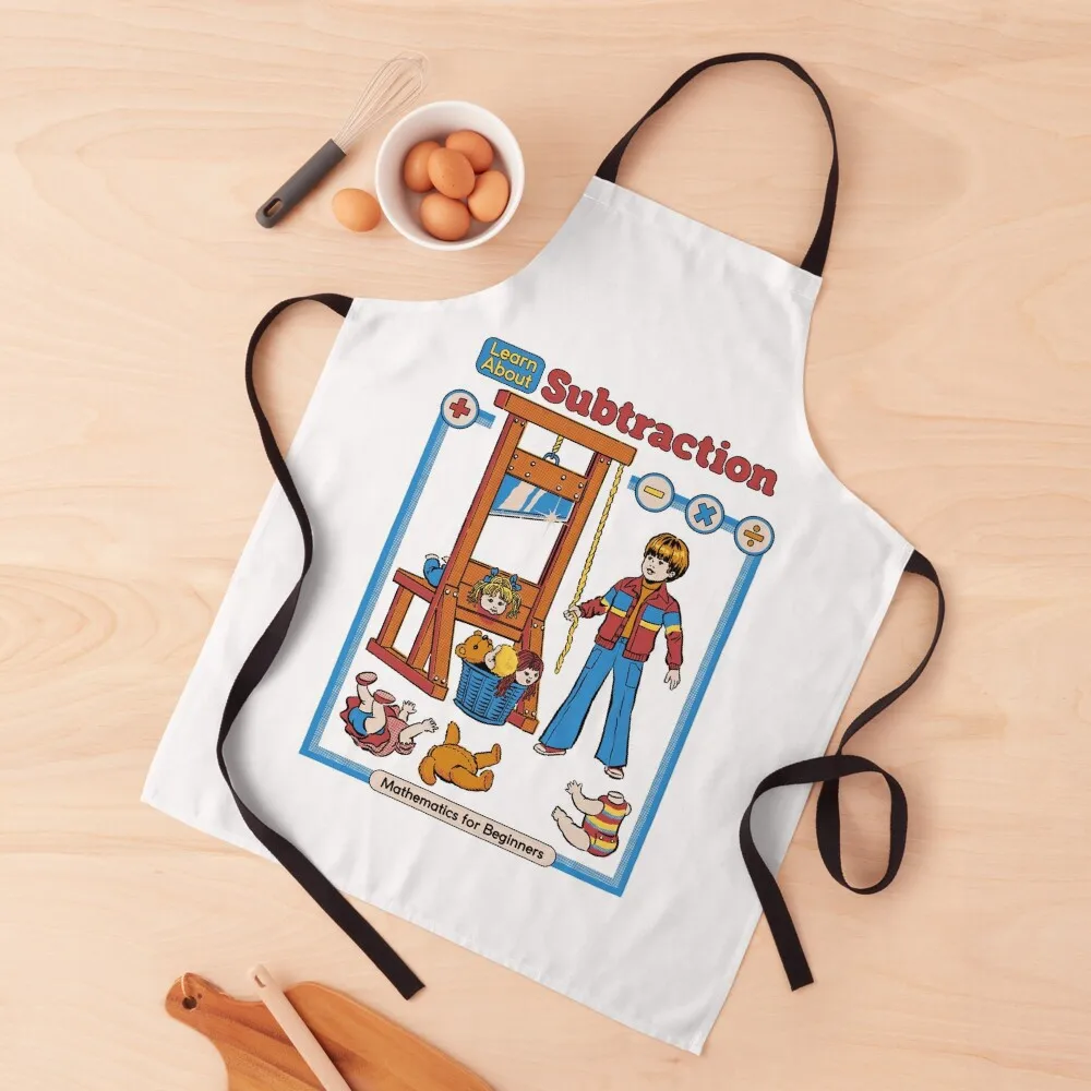 

Learn About Subtraction Apron women's kitchens For Girl Kitchen Special Accessories Kids Apron