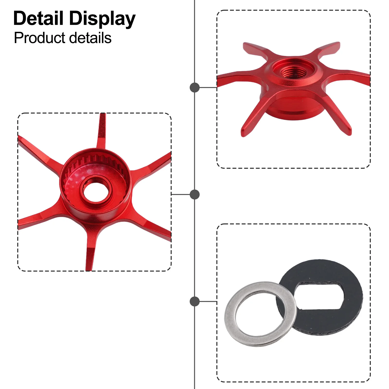 Fishing Water Drop Wheel Modified Brake Lever For ABU Max Series B3B4P3P4P5 Water Droplet Wheel Six Star Brake Levers