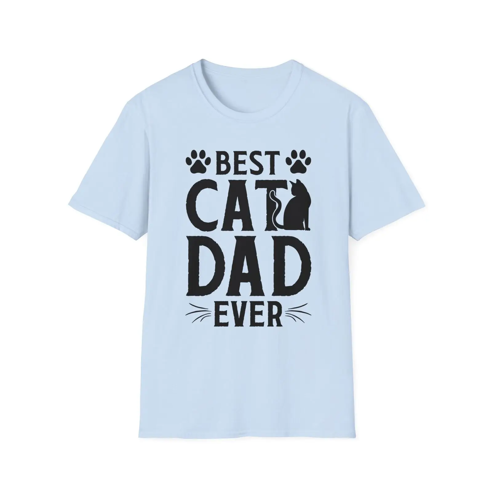 Best cat dad ever Unisex Softstyle T-Shirt