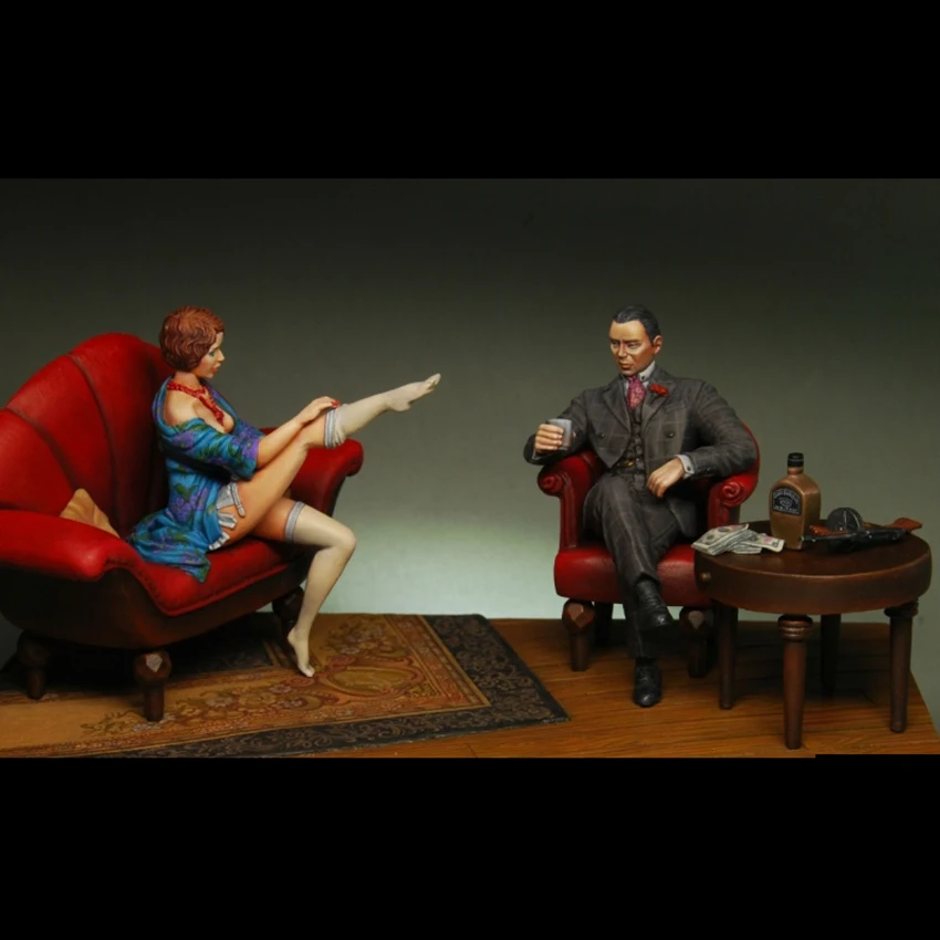 

1/24 ANCIENT Boardwalk Empire Resin figure Model kits Miniature gk Unassembly Unpainted
