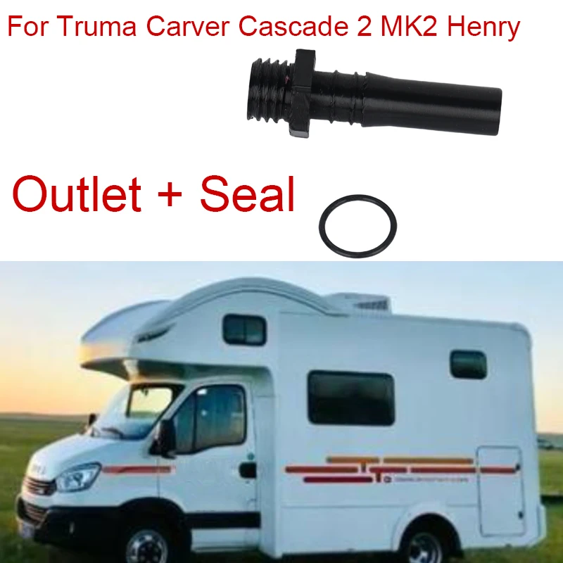 

Выпуск для горячей воды в караване с уплотнением для Carver Cascade 2 MK2 Henry, водонагреватель Truma, выходное отверстие для горячей воды, аксессуары для дома на колесах