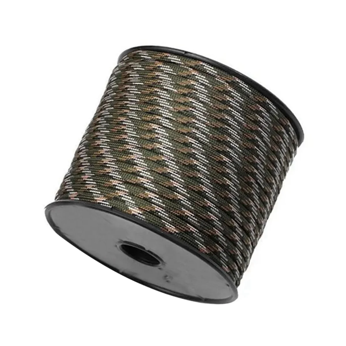 ABYB 50m 폴리프로필렌 7 코어 4mm 우산 밧줄 야외 캠핑 비상 텐트 캐노피 밧줄 방풍 밧줄 DIY 땋은 밧줄 B