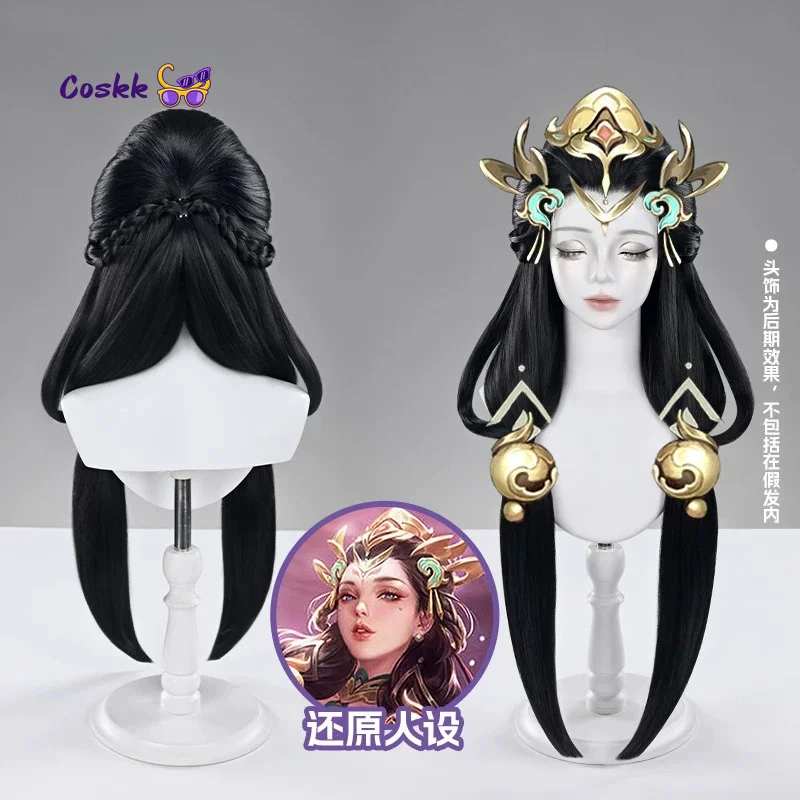 perruque-de-cosplay-honor-of-kings-yang-yuhuan-accessoires-et-props-originaux