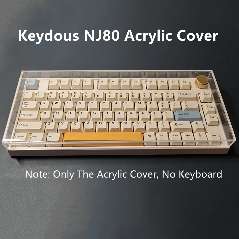 【Skyline】Suitable For Keydous NJ80 GMMK Pro Acrylic Dust Cover Air Cover 75% NJ80 GMMK Pro Acrylic Dust Cover Air