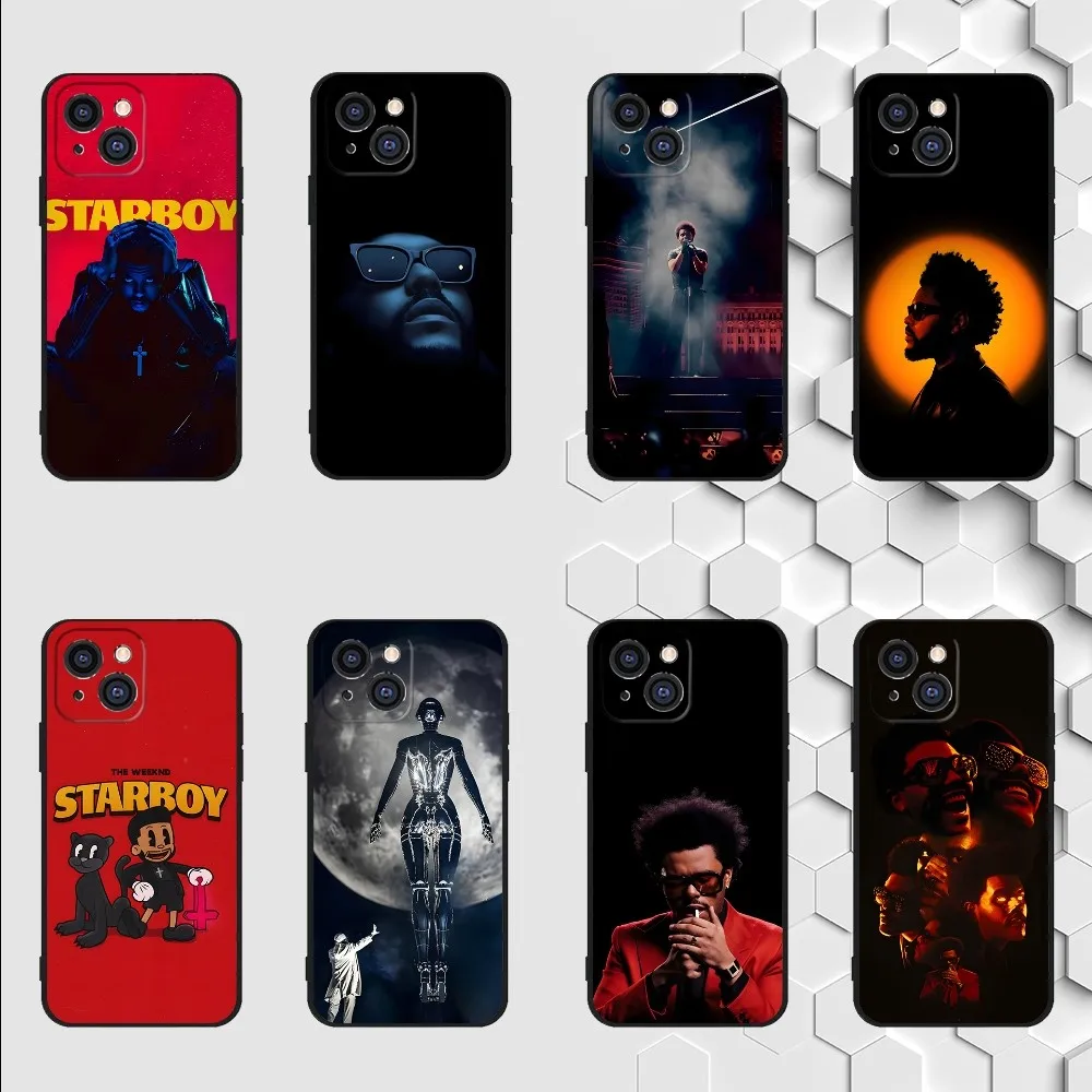 Singer The Weeknd Phone Case For iPhone 15,14,13,12,11 Plus,Pro,Max,XR,XS,X,7,8 Plus,SE,Mini Silicone Soft Cover