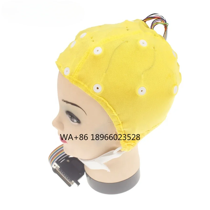 Tin EEG Electrode Cap China Integrated Neuro-feedback EEG  brain Cap/Hat For EEG Device