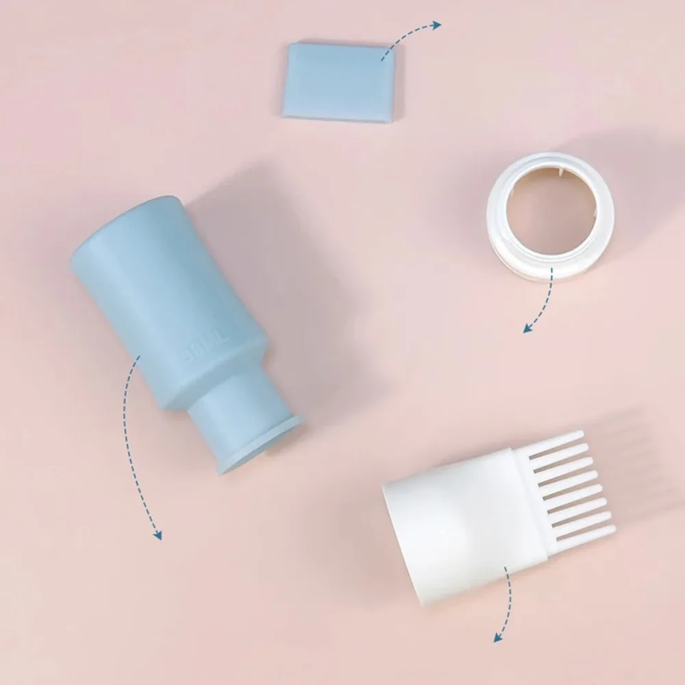 38/60/80ml Hair Dye Applicator Brush Bottles Silicone Hairdressing Refillable Bottles With Comb Makeup Tool Shampoo Container