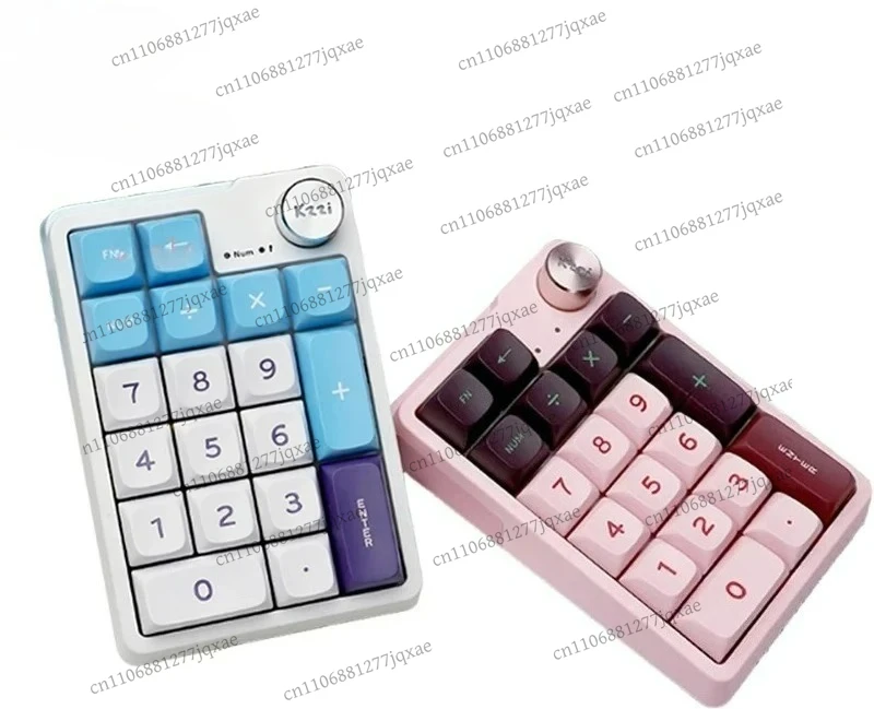 Kzzi K20 Mini Keypad Three Mode Bluetooth Wireless Mechanical Keyboard Office E-sports Gaming Gamer Low Delay Custom numpad