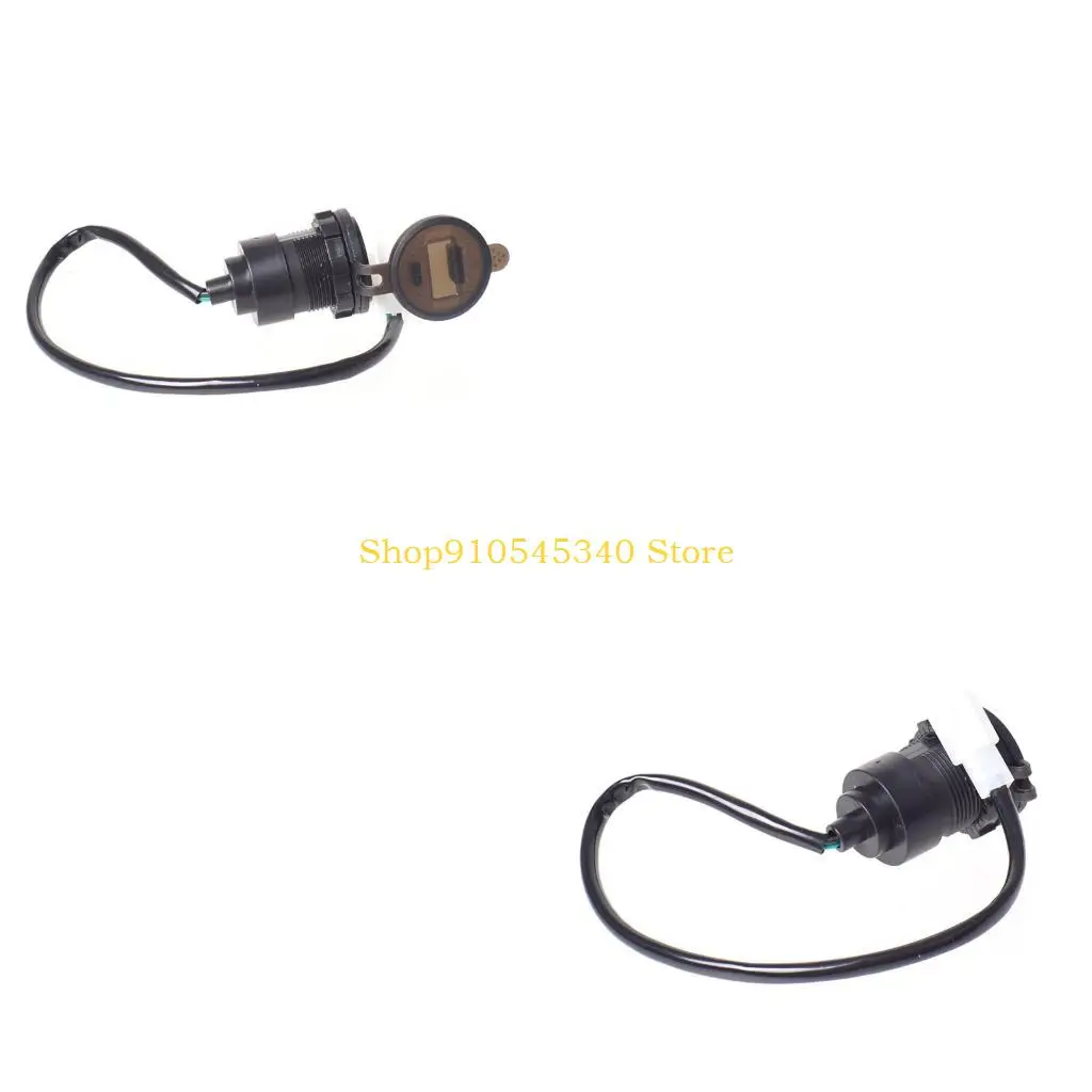 U2JA Quick 3.1A Motorcycle Phone Chargers With Dustproof Cover And Voltmeter