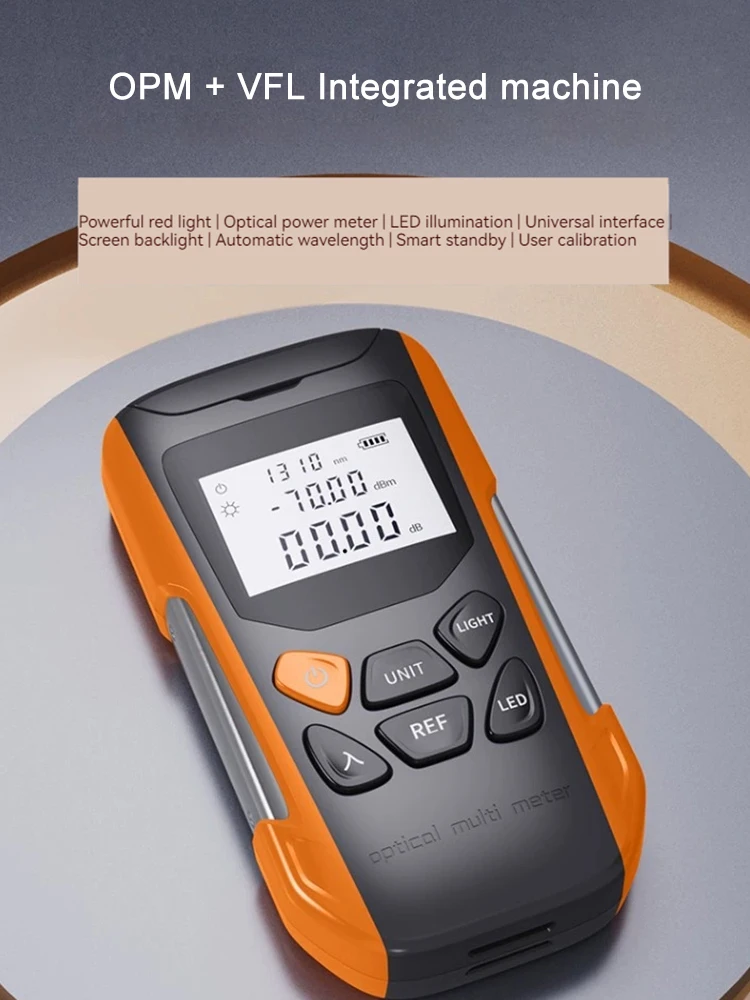 Battery Removeable Optical Power Meter With VFL G9 OPM Fiber Optic Tools Handheld New 4-in-1 Fiber Optical Equipment