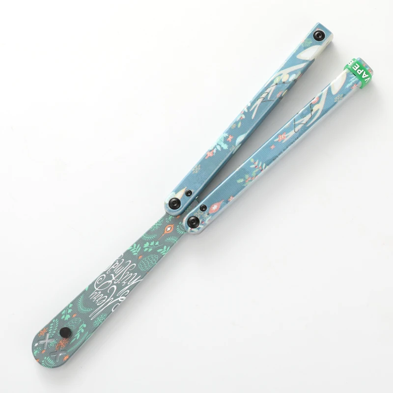 Squiddy Clone Balisong Butterflyknife Flipper Trainer Injection Molding Plastic Butterfly Training Knife Outdoor Safe EDC