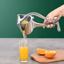 Aluminum Alloy Manual Juice Squeezer Hand Pressure Juicer Pomegranate Orange Lemon Sugar Cane Juice Kitchen Bar Fruit Tool