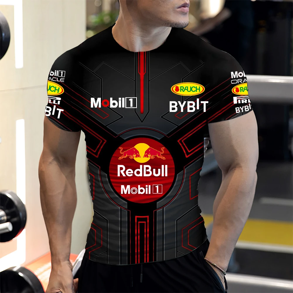 f1-Формула-1-racing-red-bull-racing-team-Одежда-Летняя-футболка-Мужская-удобная-велосипедная-тренировочная-брендовая-спортивная-одежда-red-bull