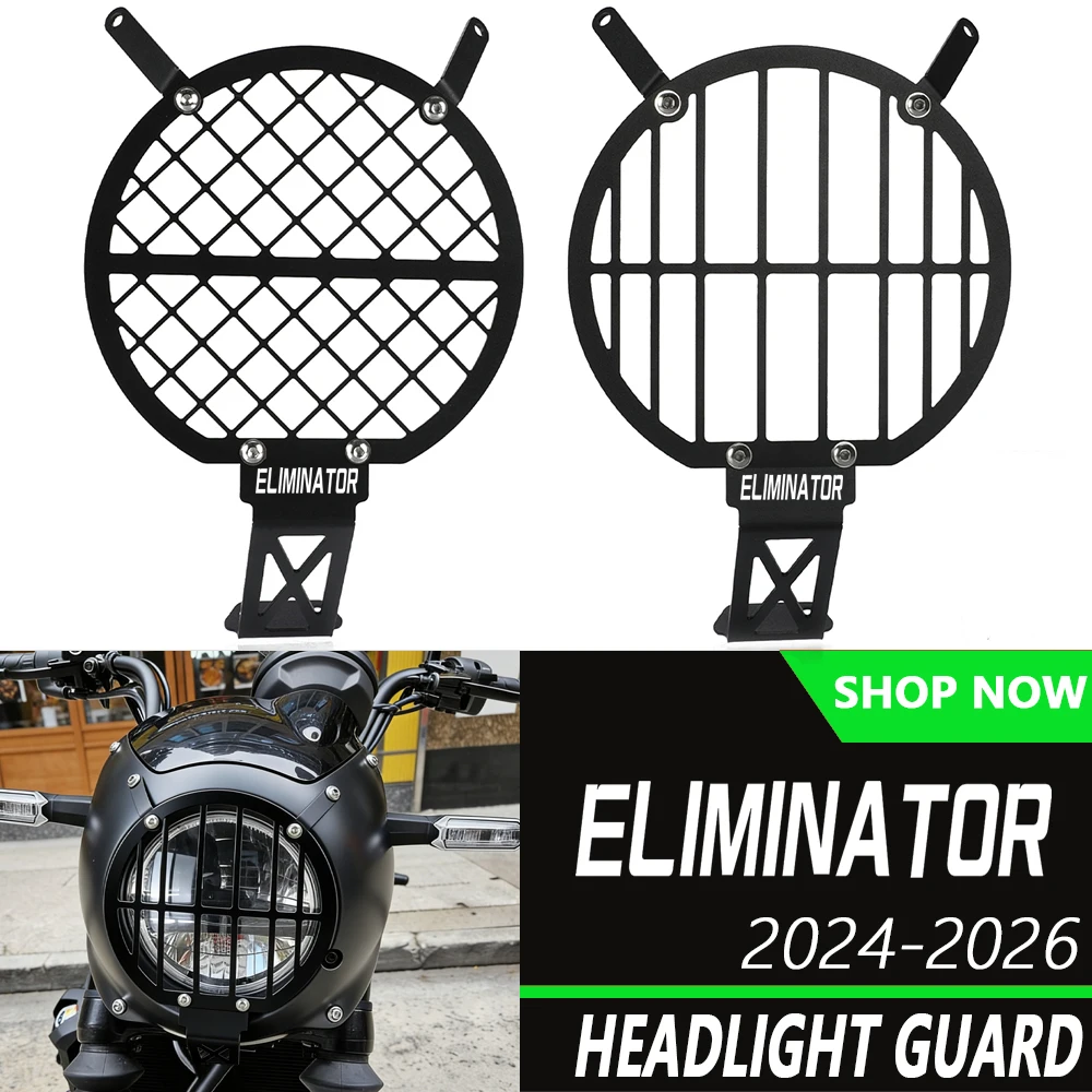 

Motorcycle Eliminator 500 SE Light Cover Protector Headlight Guard Protection Cover For Kawasaki Eliminator 500SE 2024 2025 2026