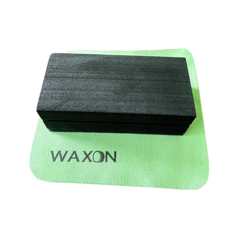 Waxon Logo 10X10 CM Ceramic Coating Clothes Glasses Screens Pad Clean Cloth Suede Microfiber Towels