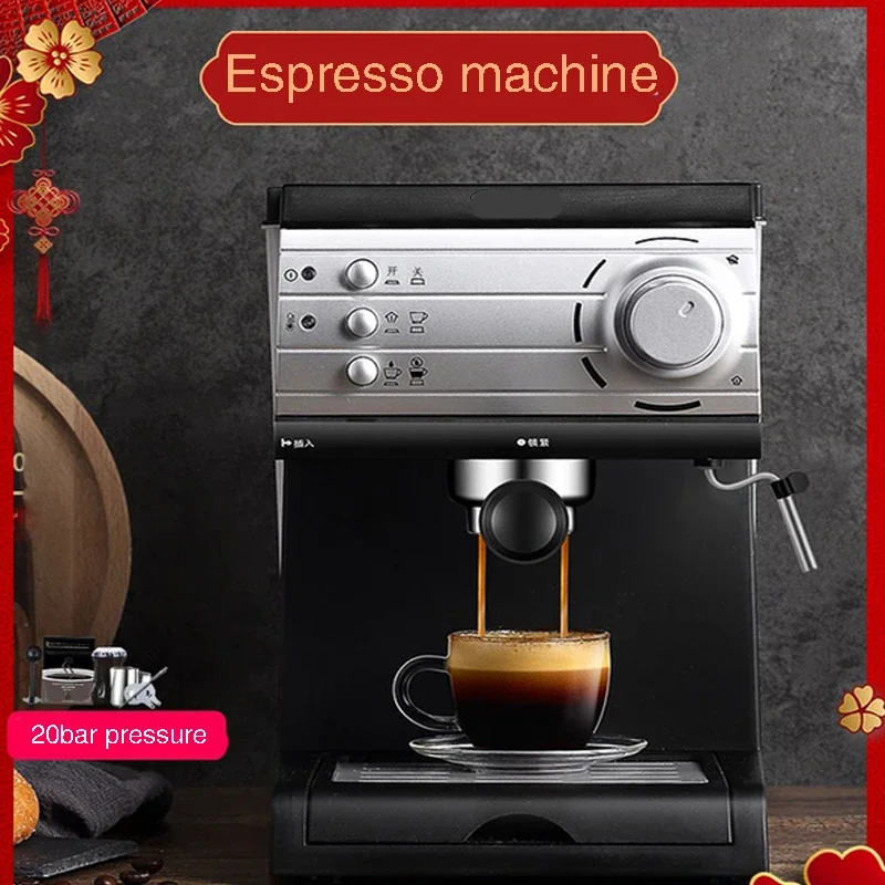 

Espresso Coffee Machine Instant Concentrated High Pressure Constant Temperature Steam Milk Froth Coffee Machine