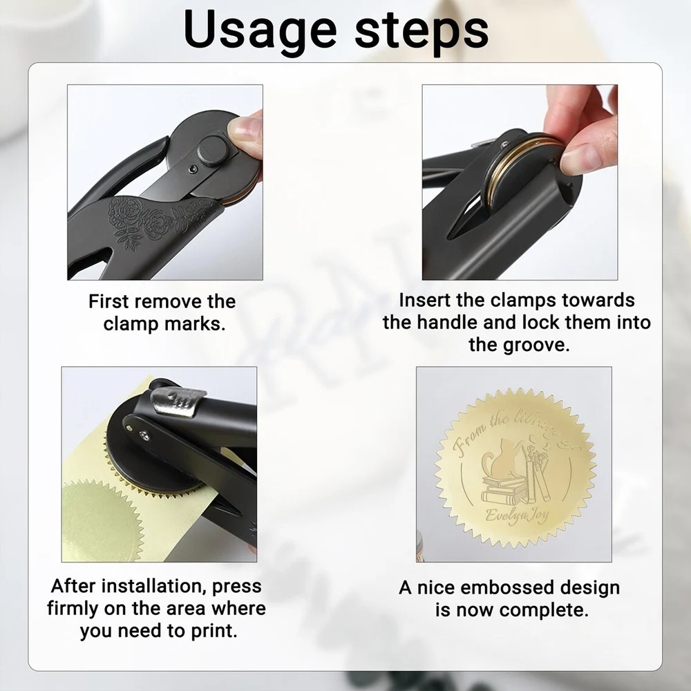 Stempel Embosser Kustom dengan - Resin Art Logo ulasan dan harga