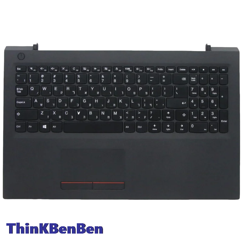 

HB Hebrew (IL Israel) Keyboard Upper Case Palmrest Shell Cover For Lenovo V110 15 15AST 15IAP 15IKB 15ISK Laptop 5CB0L78378