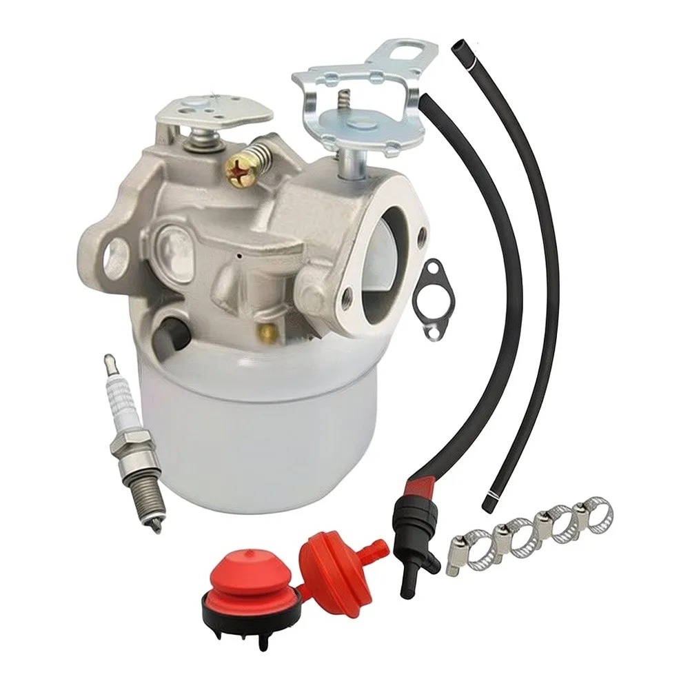 Carburetor Kit for Tecumseh Snow Blower Engines HSSK55 LH195SP 640084A Matches OEM Specifications 632107A 632107