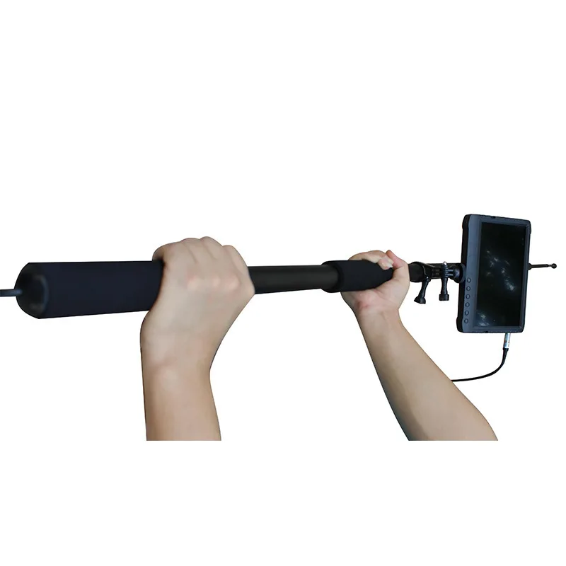 5m Pole Life Detector, 5MP HD IP68 Audio Video Search Rescue Equipment for Underwater & Land