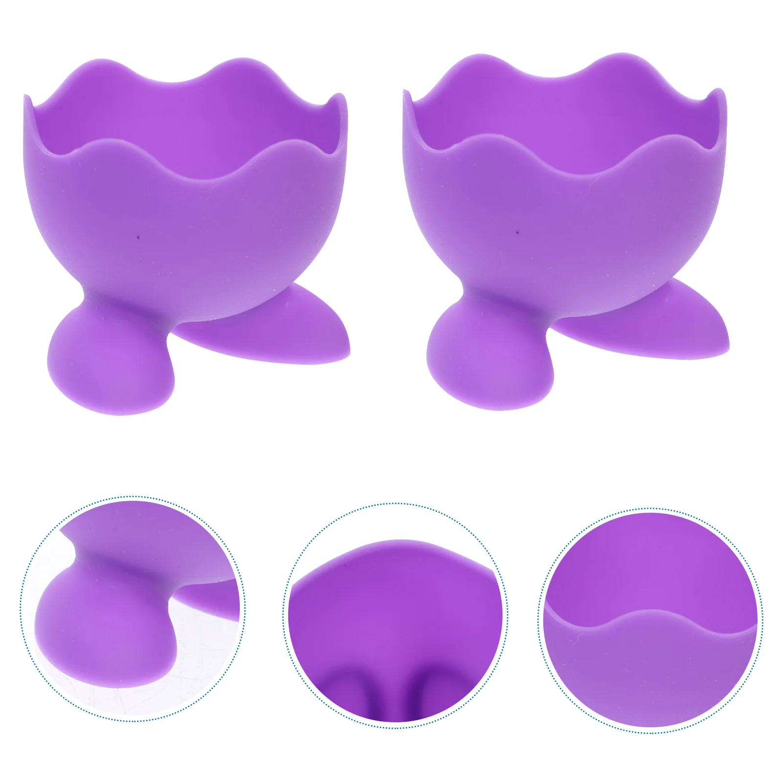 

5Pcs Silicone Cup Holders Boiled Serving Cups Random Gadgets Eco Friendly Premium Quality Term Use Home