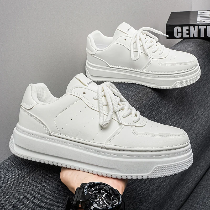 Men Flexible Daily Casual Sneakers Anti Skid Wear Resistant Sole Breathable Air Mesh Soft Shock Absorb Outdoor Training Footwear - view 3