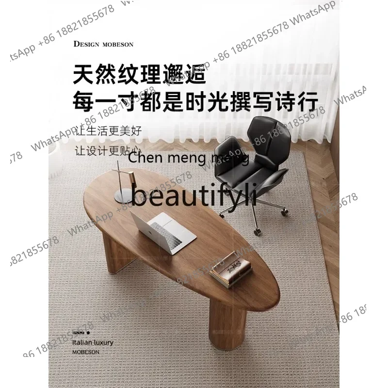

2003Creative water drop desk household oval computer desk living room workbench desk