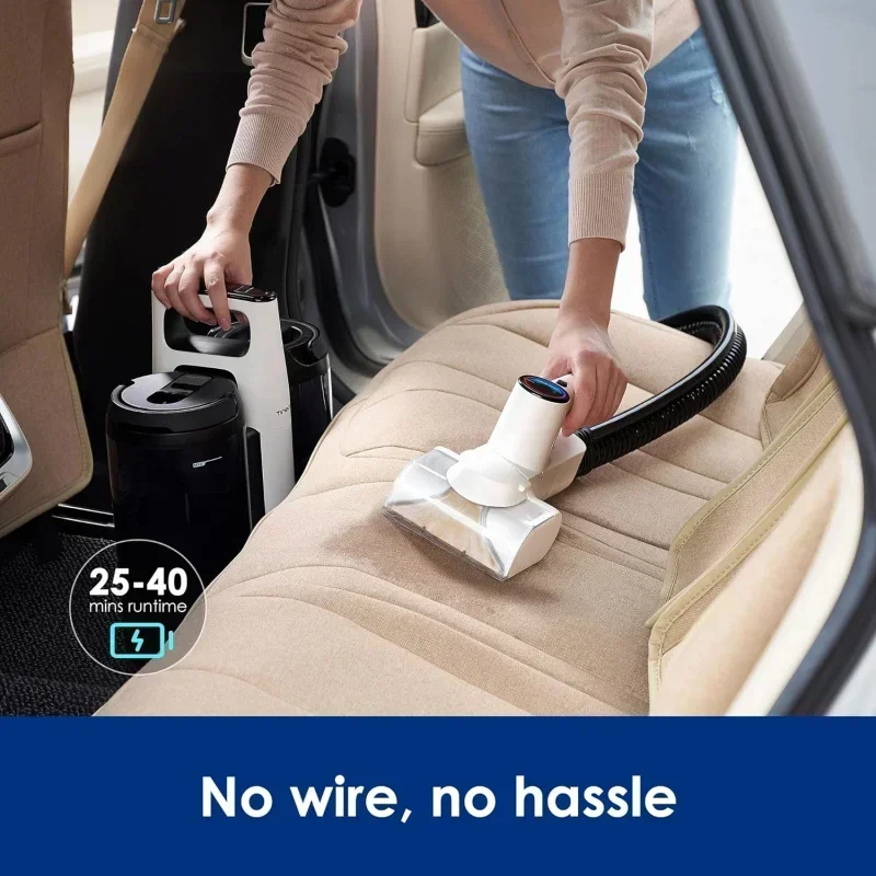 DD2TTinecoes CARPET ONE Spot Smart Беспроводной очиститель пятен для ковров и обивки, портативный, легкий, тихая работа, светодиодный экран