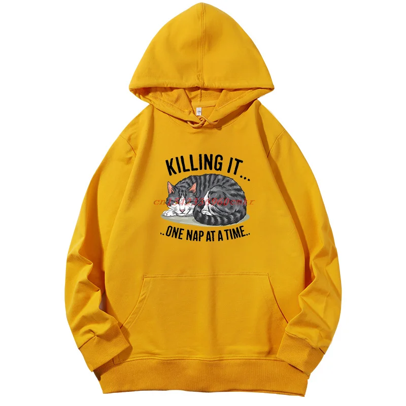 

Забавный подарок с котом, графические толстовки с капюшоном, весенне-осенний пуловер с длинными рукавами, толстовки с принтом, свитер, мужская спортивная толстовка