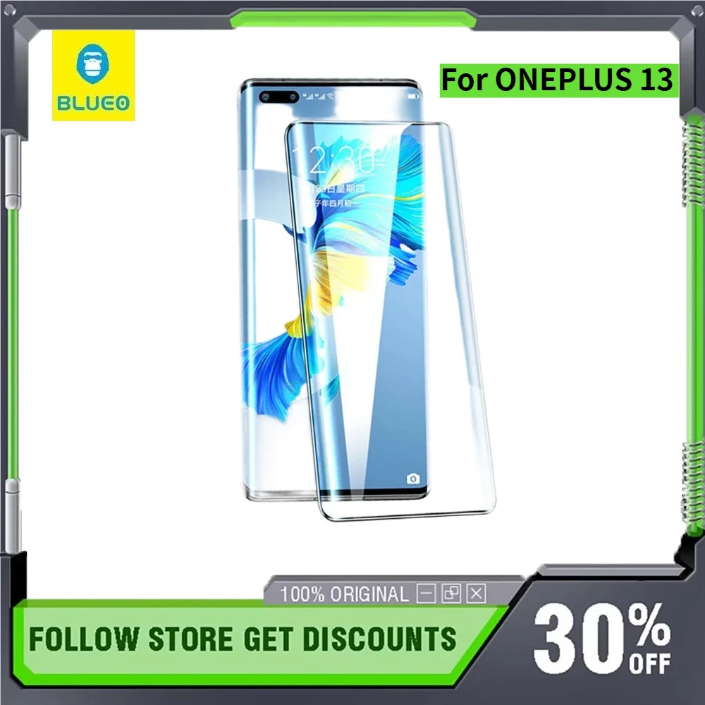 

BLUEO ONEPLUS 13/12 Screen Protectors Tempered Glass Scratch Resistant Anti Fingerprint Explosion-proof HD Screen Protectors